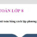 bài tập giải phương trình lớp 8