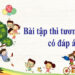 bài tập thì tương lai gần