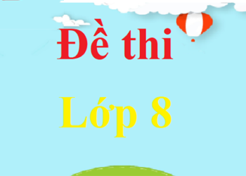 đề thi lớp 8
