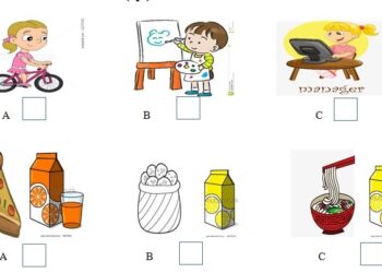 đề thi tiếng anh lớp 5 cuối học kì 2 có file nghe 1