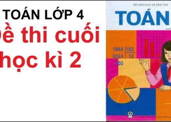 đề thi toán học kì 2 lớp 4-25