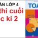 đề thi toán học kì 2 lớp 4-25