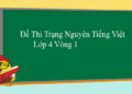 Giới thiệu bộ đề thi trạng nguyên tiếng Việt lớp 4