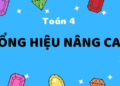 toán lớp 4 nâng cao về tổng hiệu