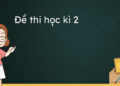 Tổng hợp bộ đề thi học kì 2 lớp 6
