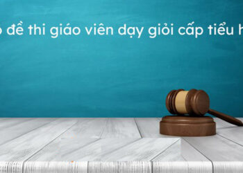 bộ đề thi giáo viên dạy giỏi cấp tiểu học 1