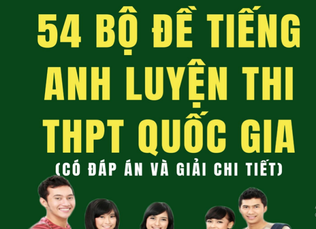 bộ đề thi thpt quốc gia môn tiếng anh 2