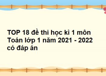 bo de thi toan lop 1 hoc ki 1-1