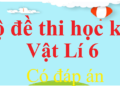 Đề thi vật lý lớp 6 học kỳ 2