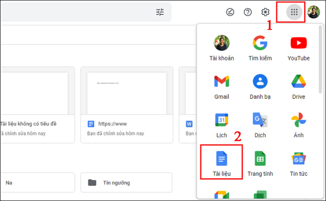 Cách sử dụng Google Docs 2