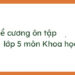 đề cương khoa học lớp 5-11