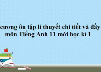 đề cương ôn tập tiếng anh 11 học kì 1