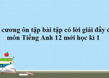 đề cương ôn tập tiếng anh học kì 1 lớp 12