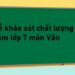 đề khảo sát chất lượng đầu năm lớp 7 môn văn