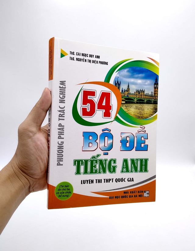 Giới thiệu sách 54 bộ đề tiếng Anh luyện thi 