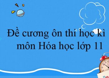đề cương ôn tập hóa 11 học kì 1