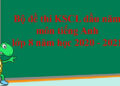 đề khảo sát chất lượng đầu năm lớp 8 môn tiếng anh 1