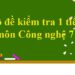đề kiểm tra 1 tiết công nghệ 7 hk1