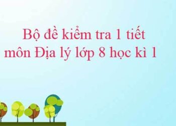 đề kiểm tra 1 tiết Địa Lí 8