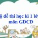 đề kiểm tra 1 tiết gdcd 8 học kì 1