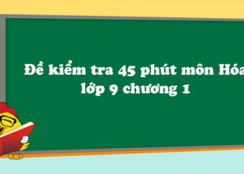 đề kiểm tra 1 tiết hóa 9 chương 1-1