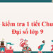 đề kiểm tra chương 1 đại số 9