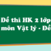 đề kiểm tra vật lý 8 học kì 2 -2