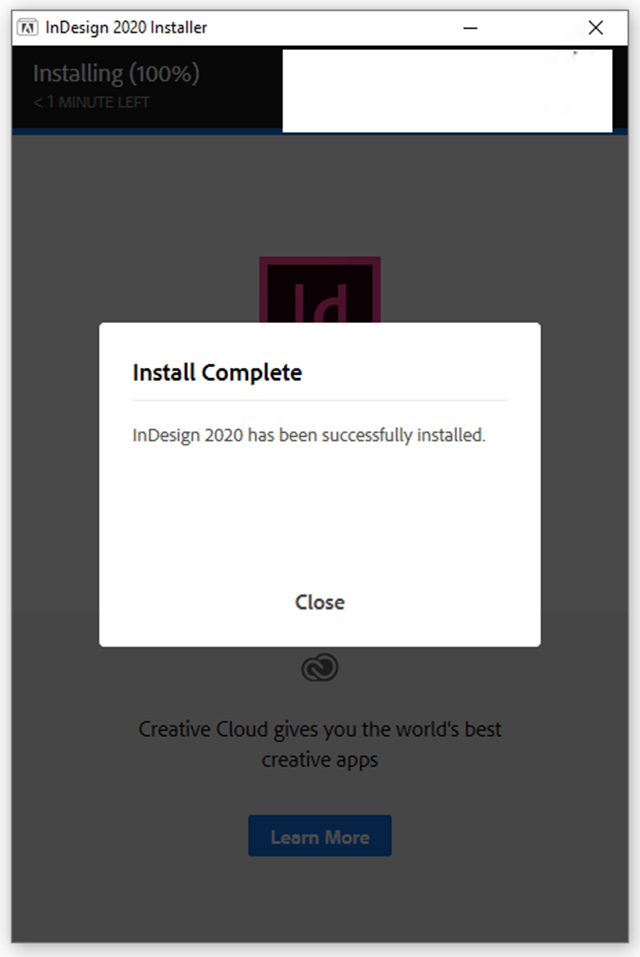 cài đặt Adobe Indesign CC 2020 4