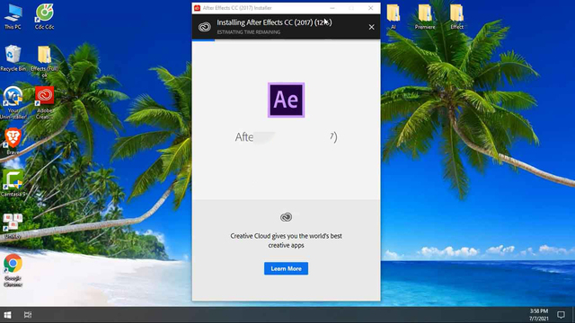 Hướng dẫn cài đặt Adobe After Effects CC 2017