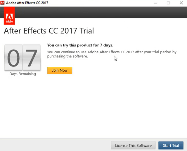 Hướng dẫn cài đặt Adobe After Effects CC 2017