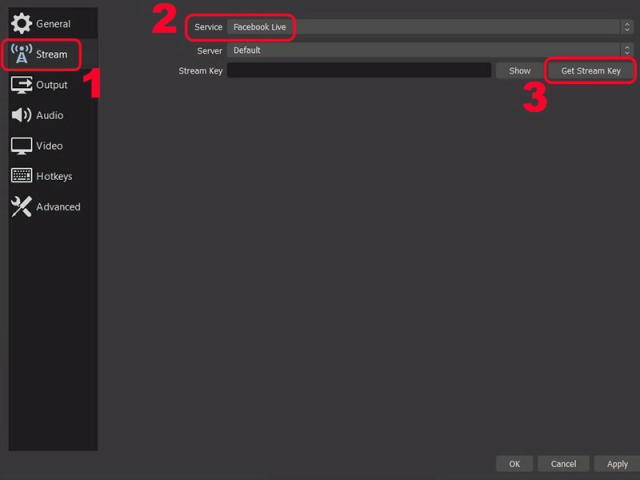 Cách live stream trên facebook bằng OBS 6