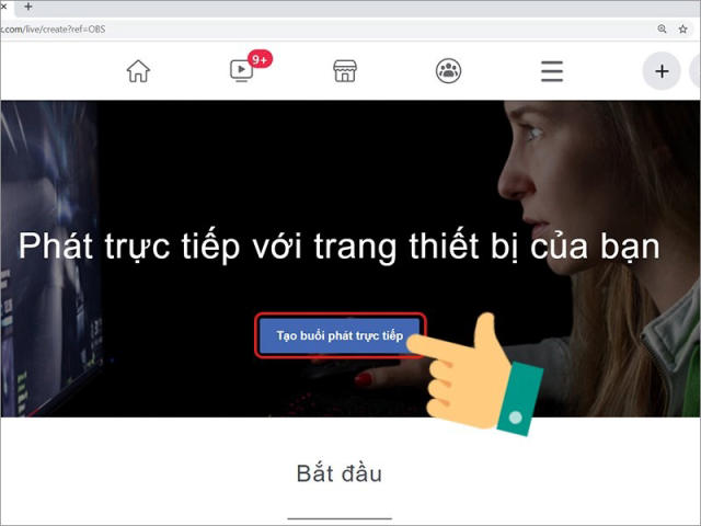 Cách live stream trên facebook bằng OBS 7