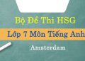 đề thi học sinh giỏi tiếng anh lớp 7 hà nội