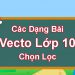 Các dạng bài tập vecto lớp 10 chọn lọc – Có lời giải