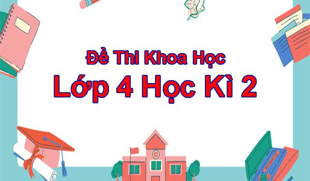 Đề thi khoa học lớp 4 học kỳ 2